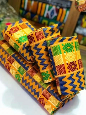MG Authentic Hand Weaved Kente Cloth A2227