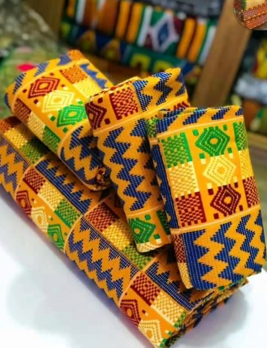 MG Authentic Hand Weaved Kente Cloth A440