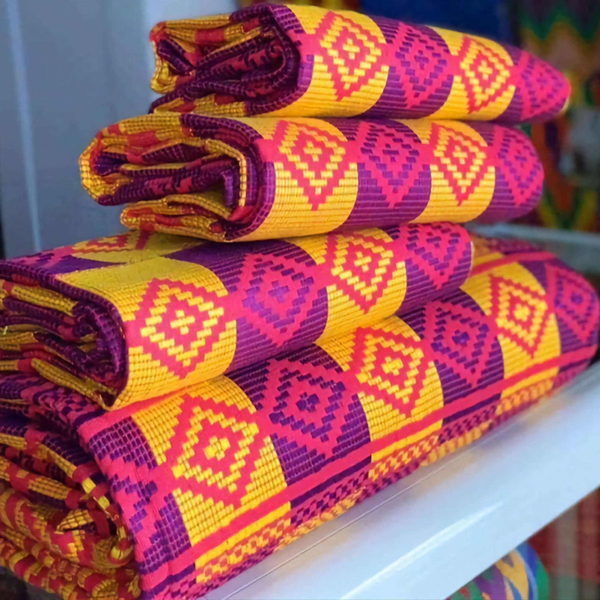 MG Authentic Hand Weaved Kente Cloth A2543