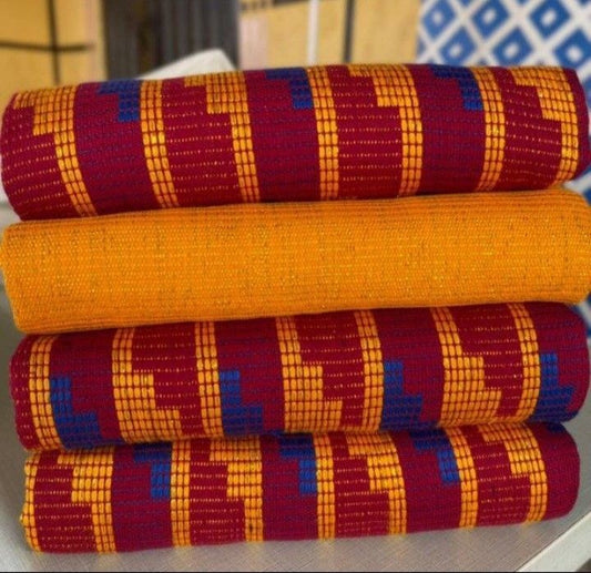 Authentic Hand Weaved Kente Cloth A2551