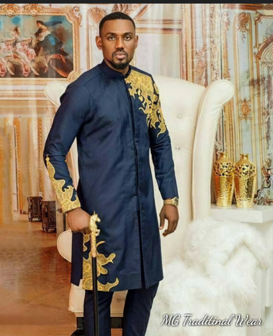 MG Men's Traditional African Wear/ Kafka, African Suit T5