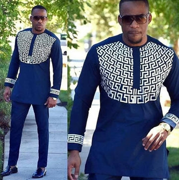 Men's Traditional African Wear/ Kafka, African Suit T8