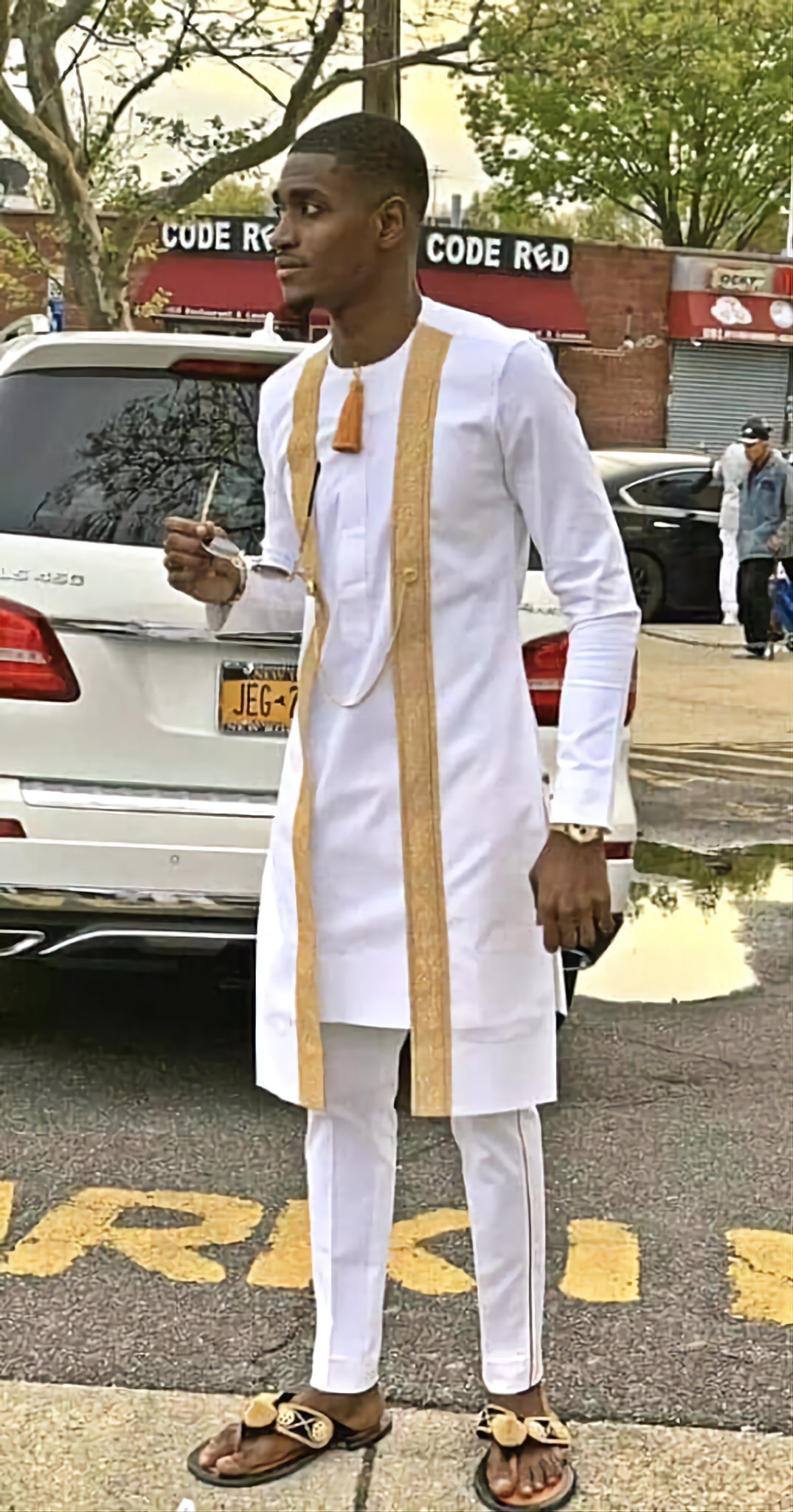 Men's Traditional African Wear/ Kafka, African Suit T6