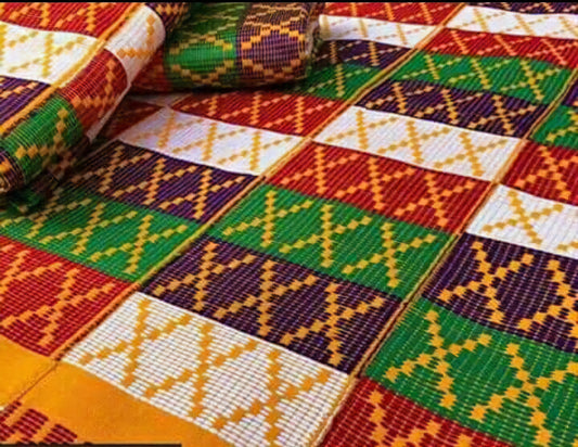 MG Authentic Hand Weaved Kente Cloth A2219