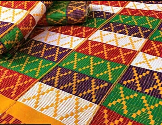 MG Authentic Hand Weaved Kente Cloth A431