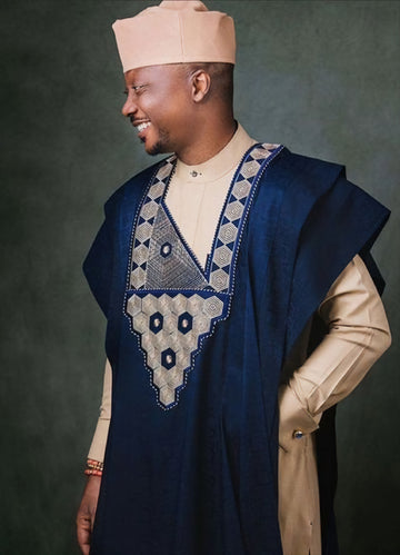 MG Prestige 3 Piece Yoruba Agbada Traditional Clothing AGP3