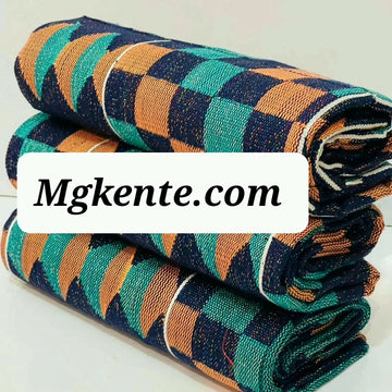 MG Premium Double Pattern Hand Weaved Kente Cloth P