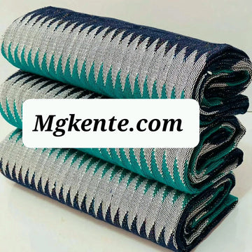 MG Premium Double Pattern Hand Weaved Kente Cloth P424
