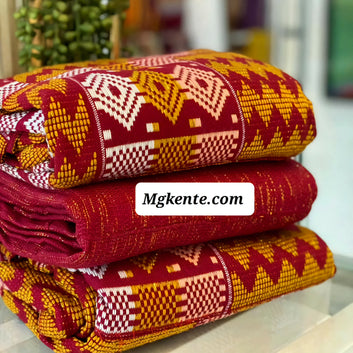 MG Authentic Hand Weaved Kente Cloth A590