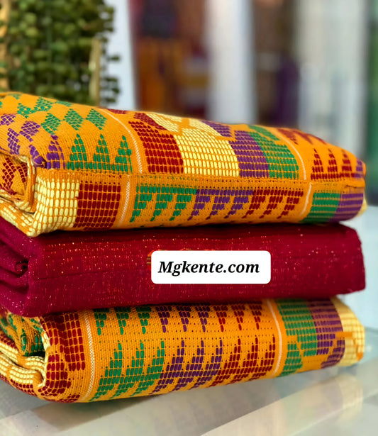 MG Authentic Hand Weaved Kente Cloth A432