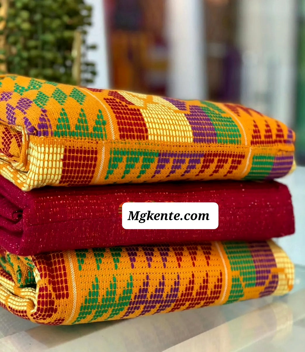 MG Authentic Hand Weaved Kente Cloth A2217
