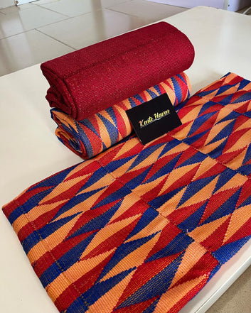 Kente Heaven Hand Weaved Kente Cloth KH175