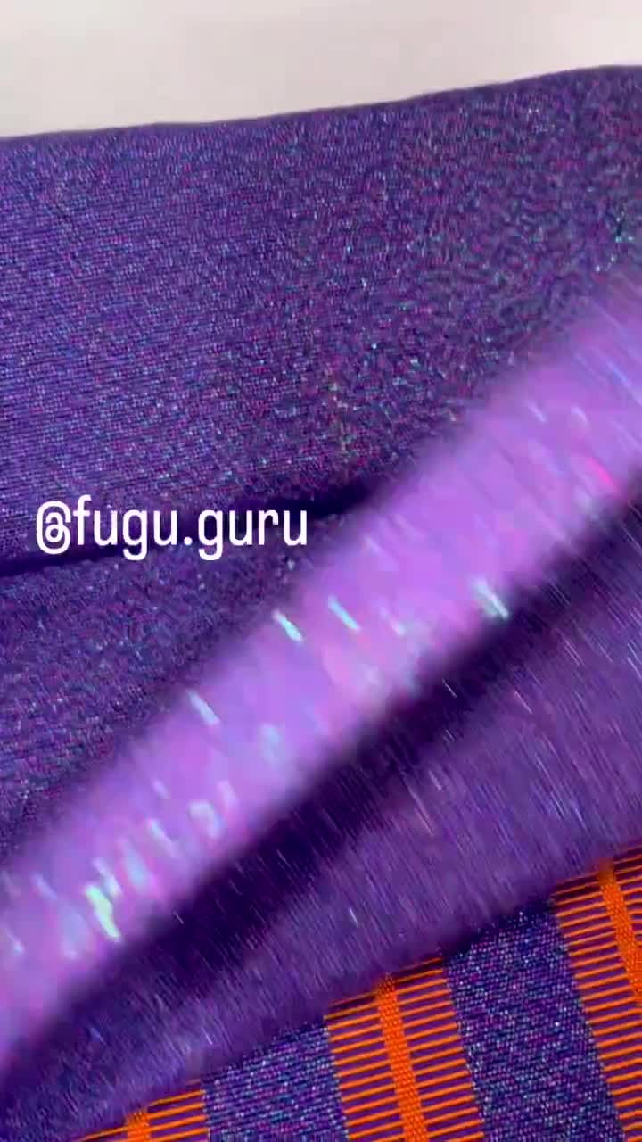 Fugu Guru New Fashion Brand Collection gives highest quality Striped Bonwire Kente Cloth/ FG115