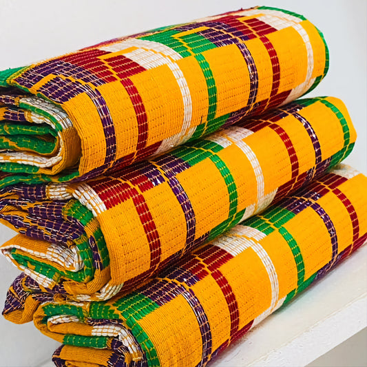 MG Authentic Hand Weaved Kente Cloth A2220