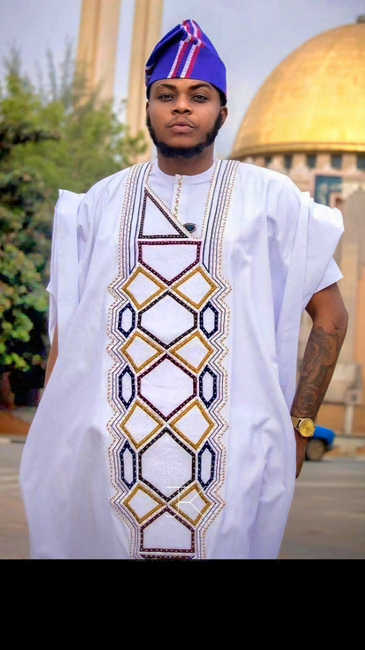 MG Prestige 3 Piece Yoruba Agbada Traditional Clothing AGP29