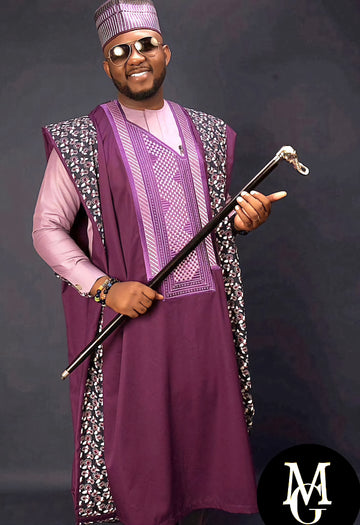 MG Prestige 3 Piece Yoruba Agbada Traditional Clothing AGP18