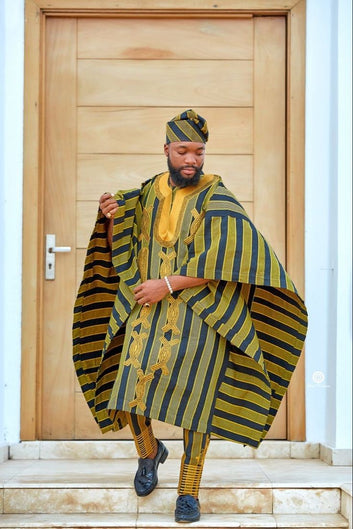 MG Prestige 3 Piece Yoruba Agbada Traditional Clothing AGP14
