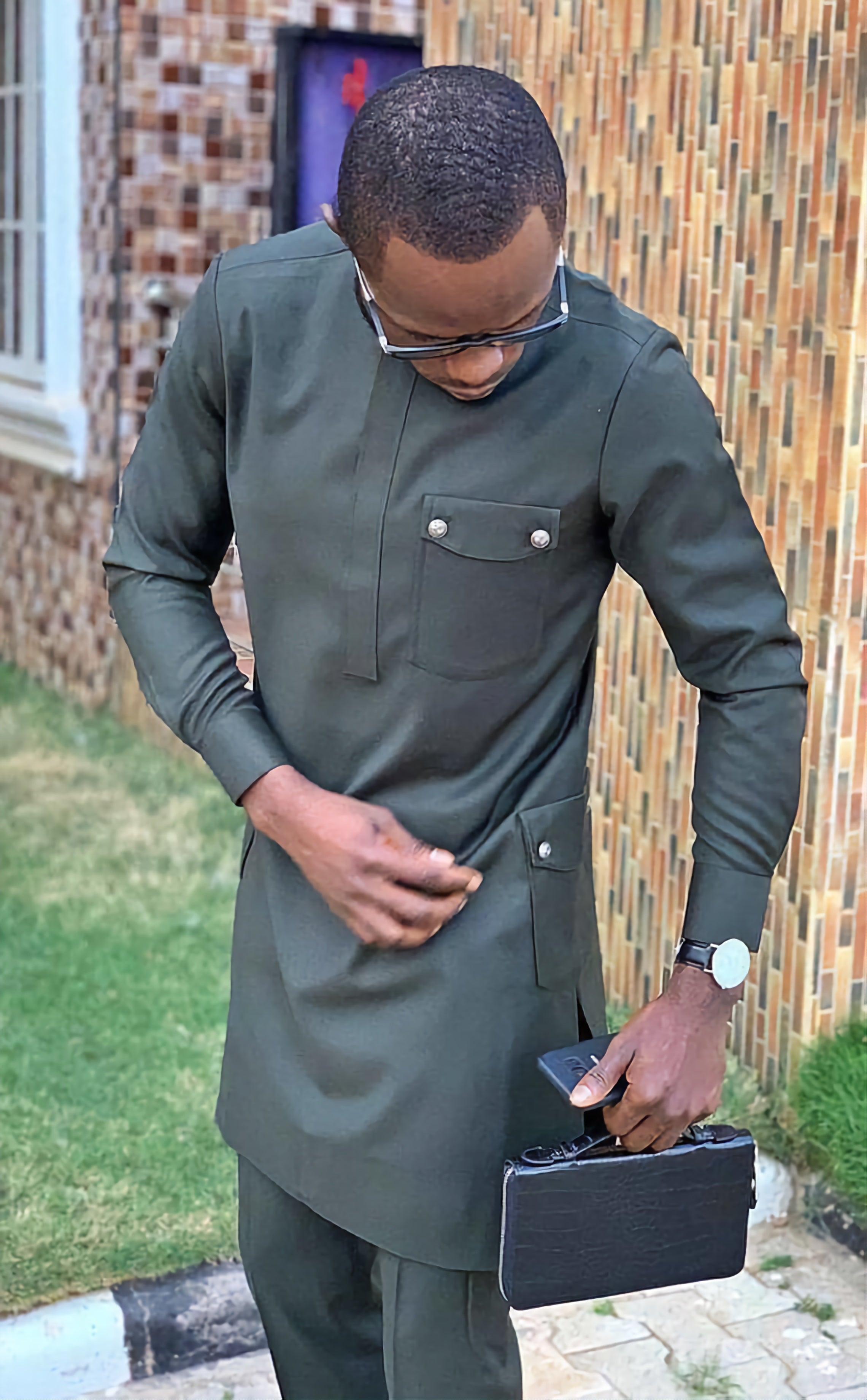 Formal african male attire best sale