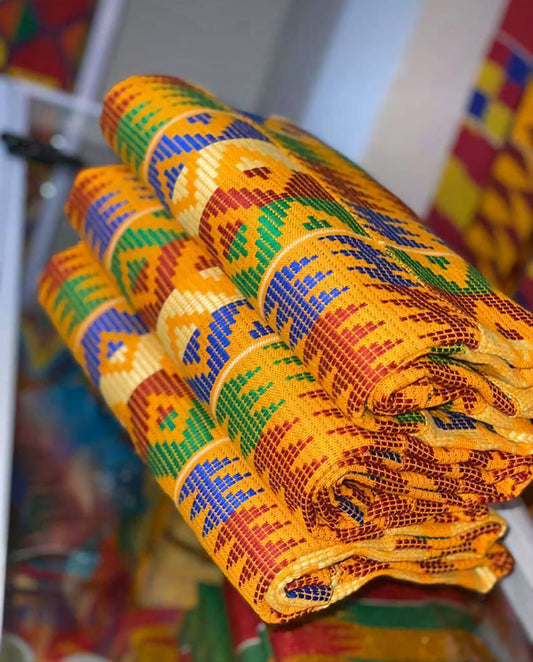 MG Authentic Hand Weaved Kente Cloth A2222