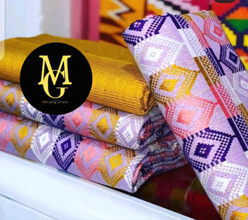 MG Authentic Hand Weaved Kente Cloth A600