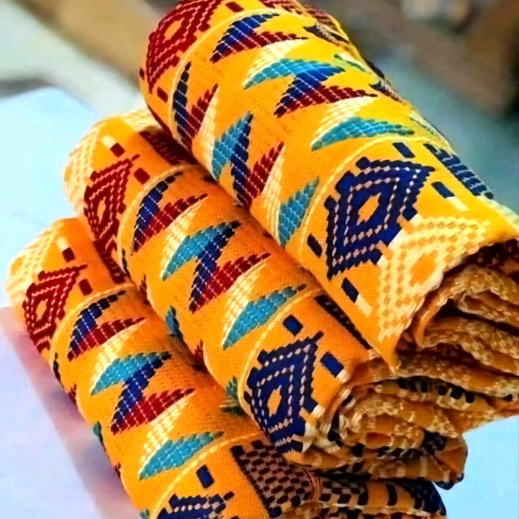 MG Authentic Hand Weaved Kente Cloth A2561
