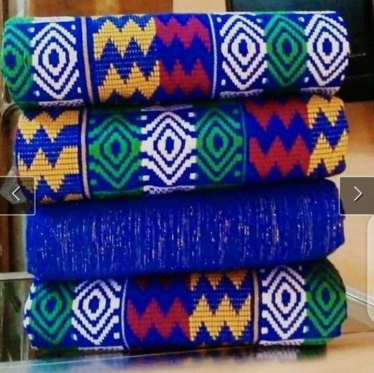 Authentic Hand Weaved Kente Cloth A2631