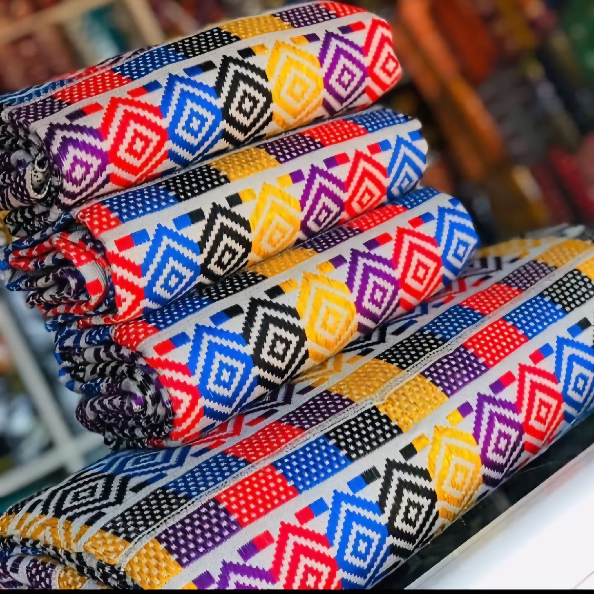 MG Authentic Hand Weaved Kente Cloth A602