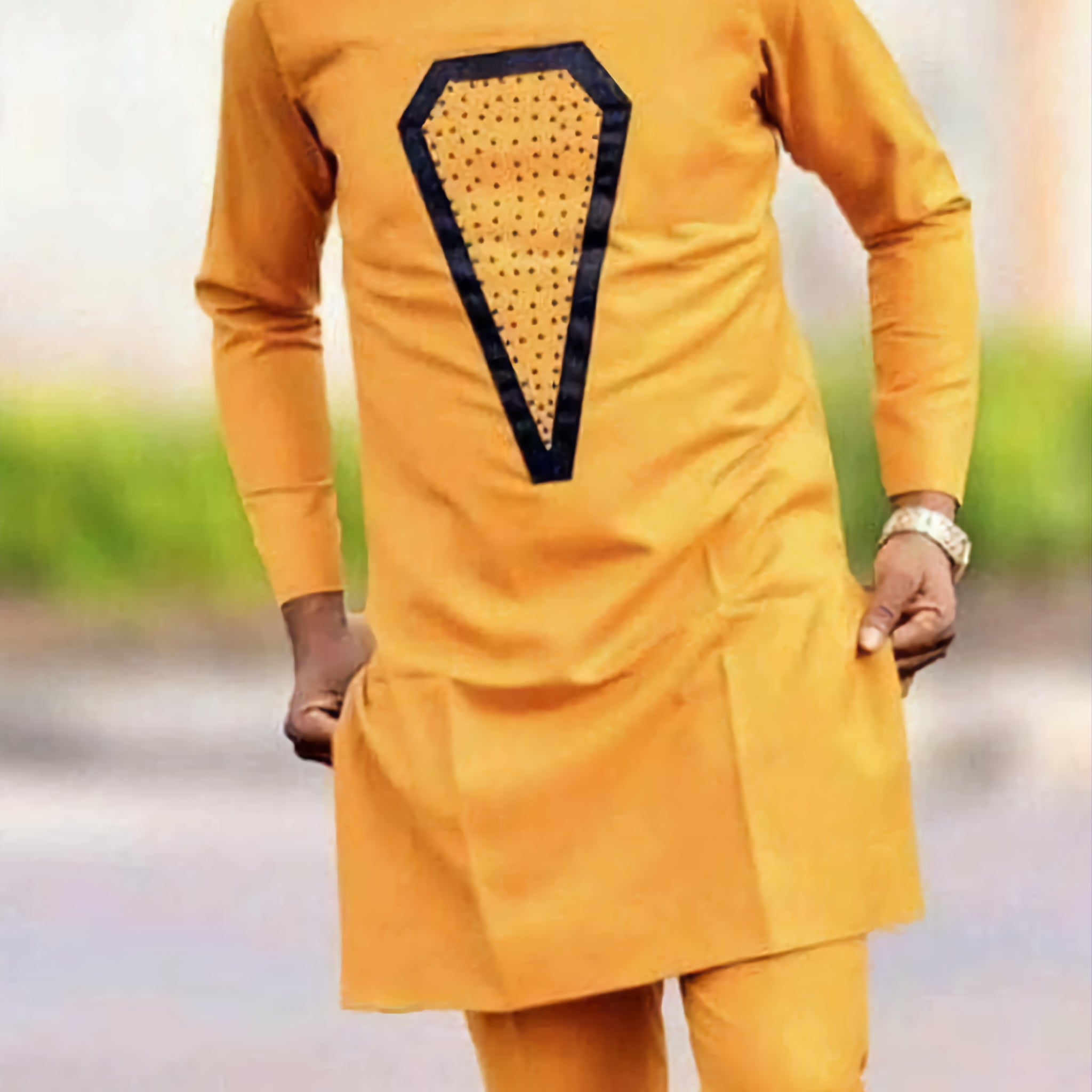 MG Men's Traditional African Wear/ Kafka, African Suit T41