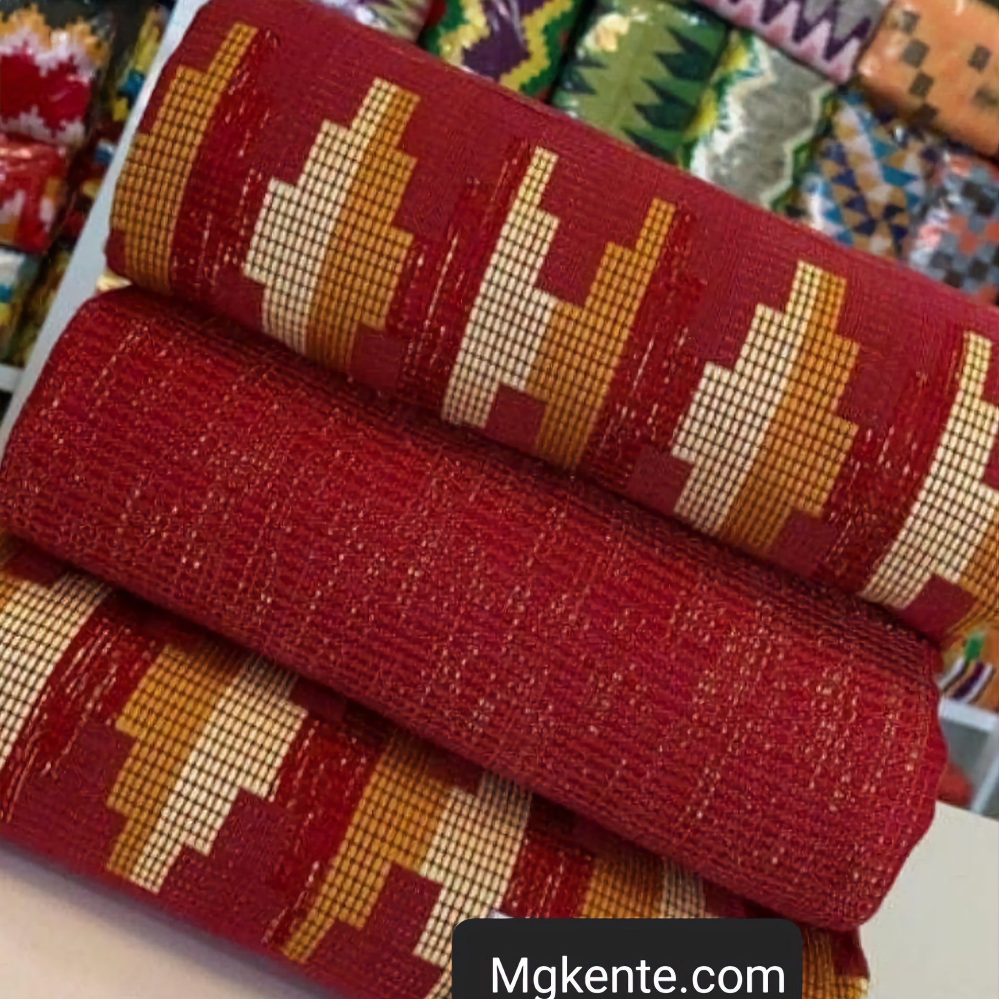 MG Authentic Hand Weaved Kente Cloth A2676