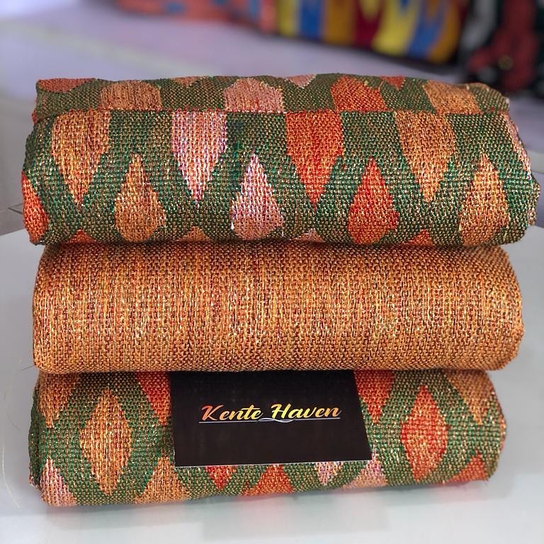 Kente Heaven Hand Weaved Kente Cloth KH 83