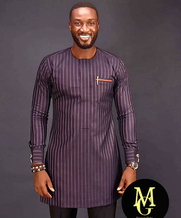 MG Men's Traditional African Wear/ Kafka, African Suit T23
