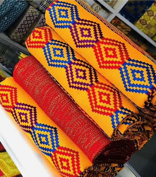 MG Authentic Hand Weaved Kente Cloth A2224