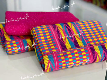 MG Authentic Hand Weaved Kente Cloth A664