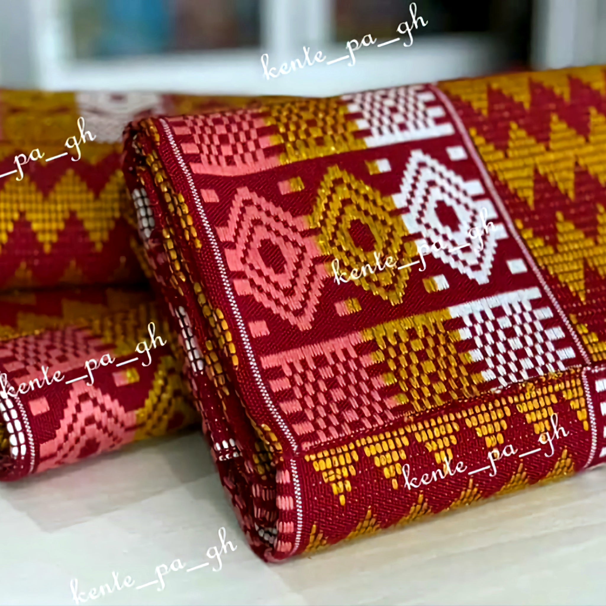 MG Authentic Hand Weaved Kente Cloth A2712