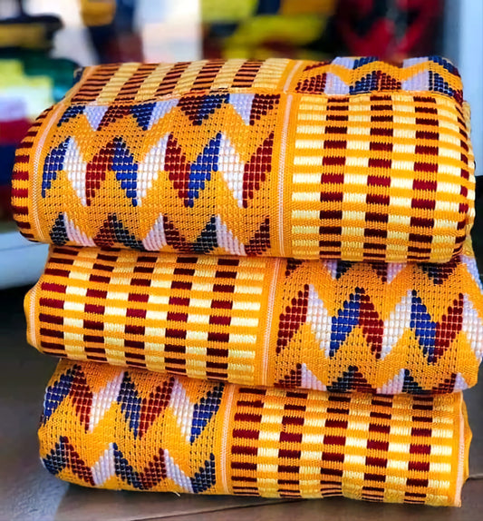 MG Authentic Hand Weaved Kente Cloth A446