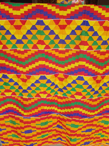 MG Premium Triple Hand Weaved Kente Cloth P091