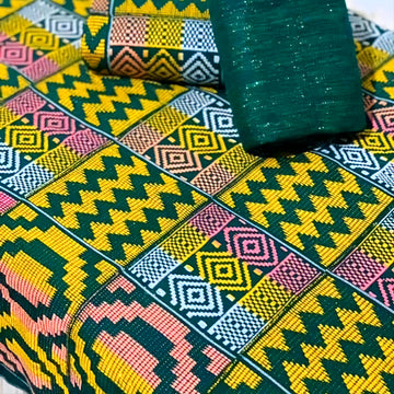 MG Authentic Hand Weaved Kente Cloth A2600