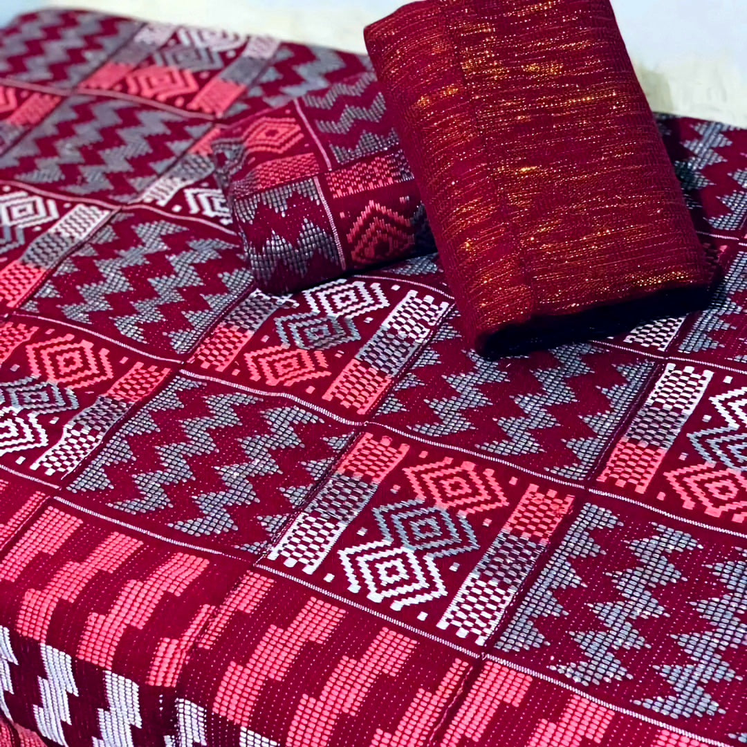 MG Authentic Hand Weaved Kente Cloth A2425