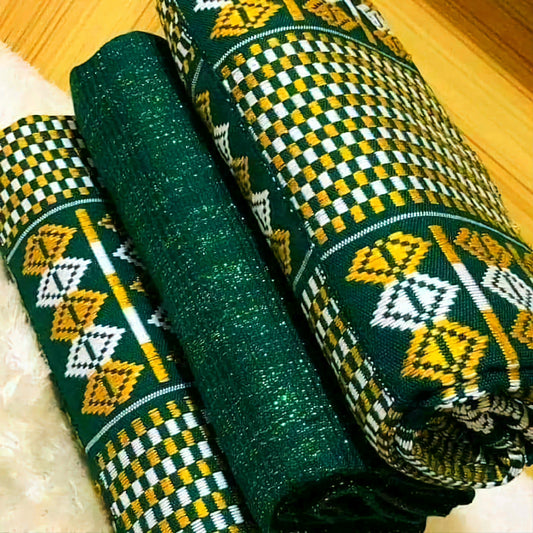 MG Authentic Hand Weaved Kente Cloth A555