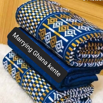 MG Authentic Hand Weaved Kente Cloth A643