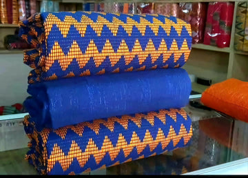 MG Authentic Hand Weaved Kente Cloth A4018