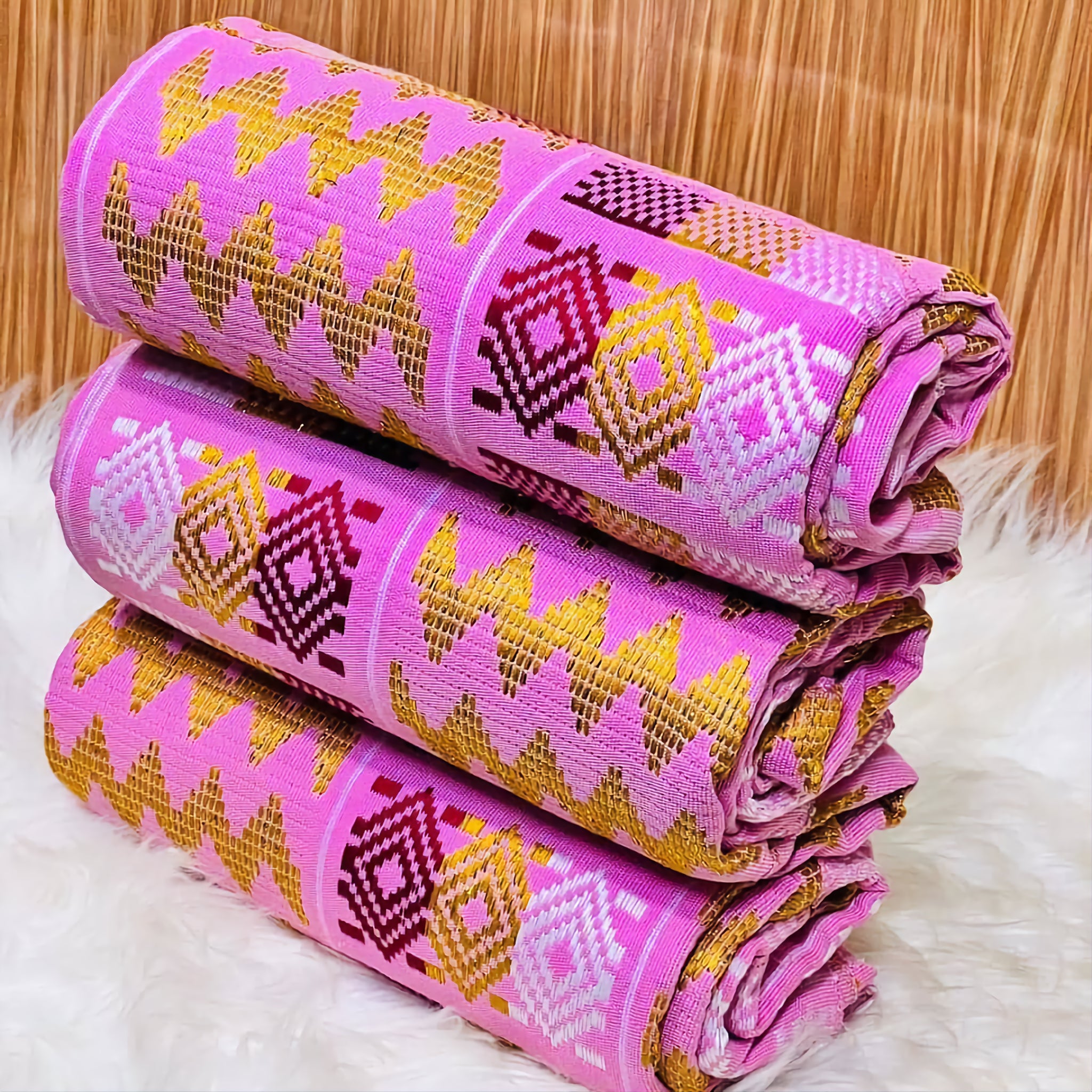 MG Authentic Hand Weaved Kente Cloth A2411