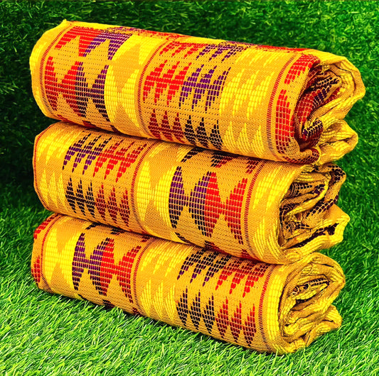 MG Authentic Hand Weaved Kente Cloth A671