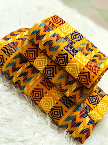 MG Authentic Hand Weaved Kente Cloth A450