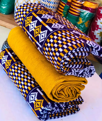 MG Authentic Hand Weaved Kente Cloth A644