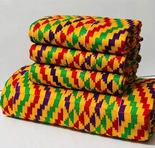 MG Authentic Hand Weaved Kente Cloth A424