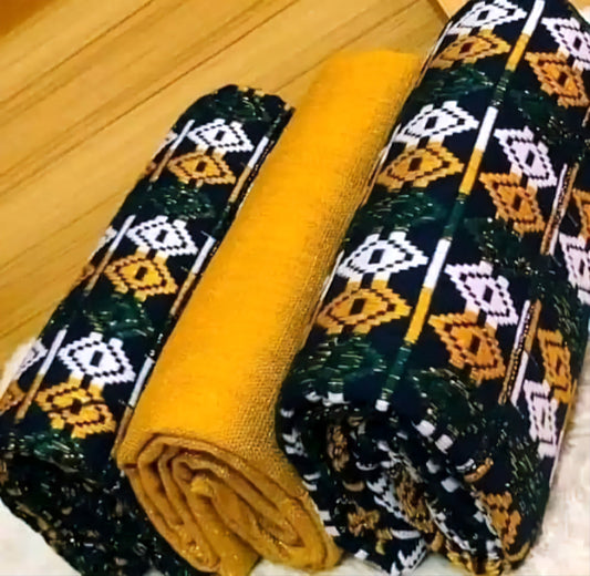 MG Authentic Hand Weaved Kente Cloth A645