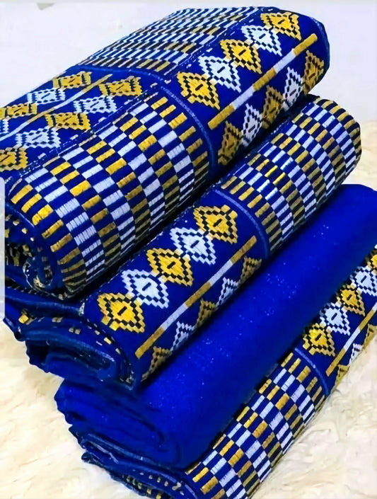 MG Authentic Hand Weaved Kente Cloth A643