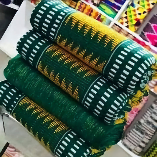 MG Authentic Hand Weaved Kente Cloth A672