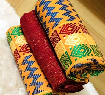 MG Authentic Hand Weaved Kente Cloth A444